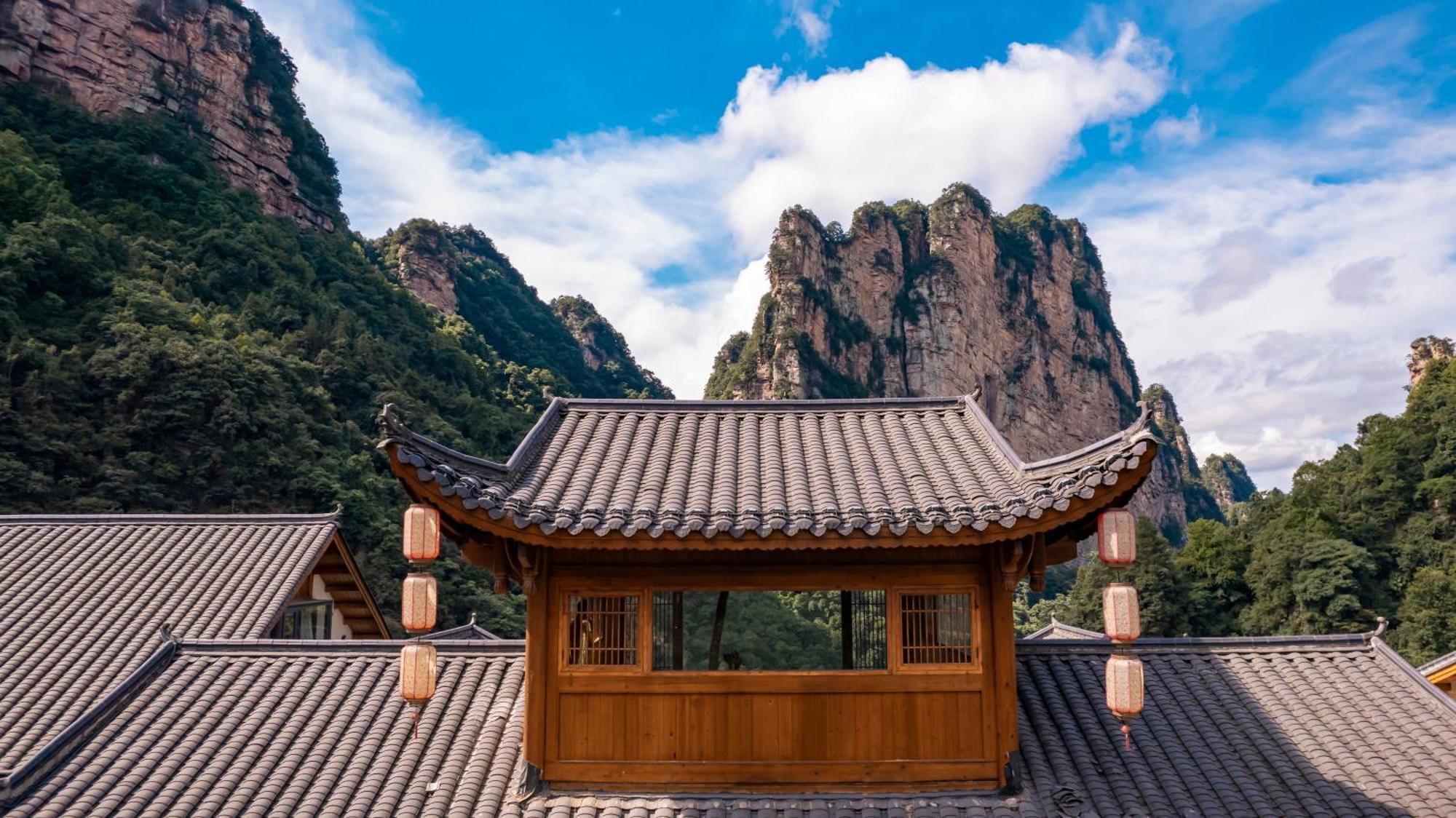 雾里观阵山 Foggy Valley Zhangjiajie Luaran gambar